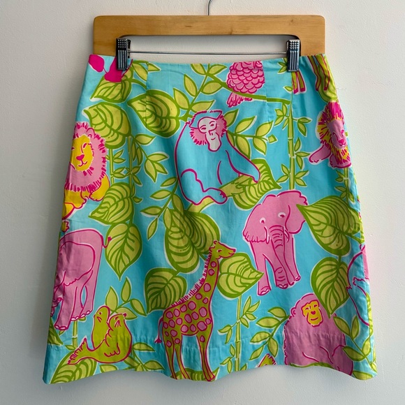 Vintage Lilly Pulitzer “San Diego Zoo” Skirt - Picture 1 of 6